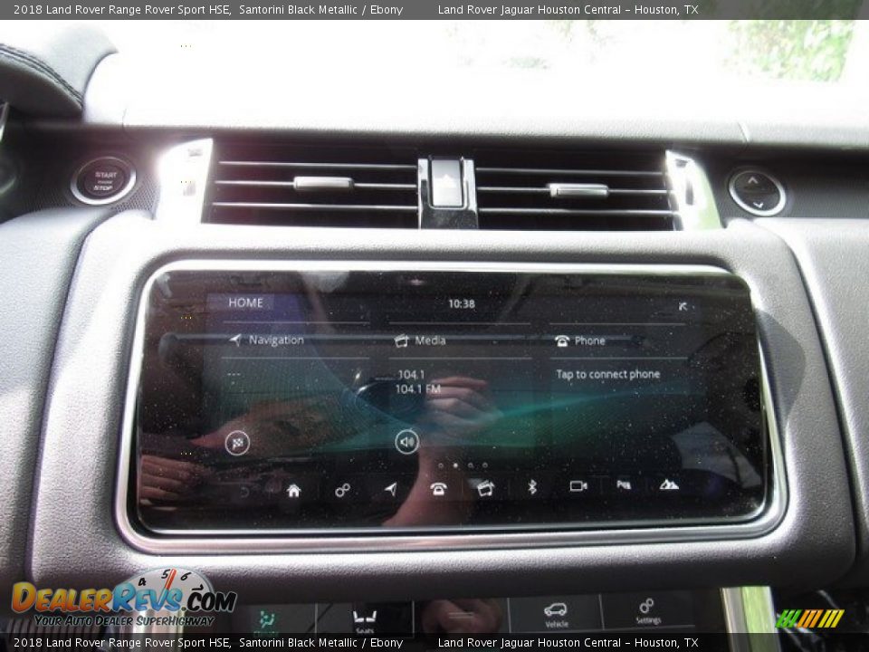 2018 Land Rover Range Rover Sport HSE Santorini Black Metallic / Ebony Photo #32