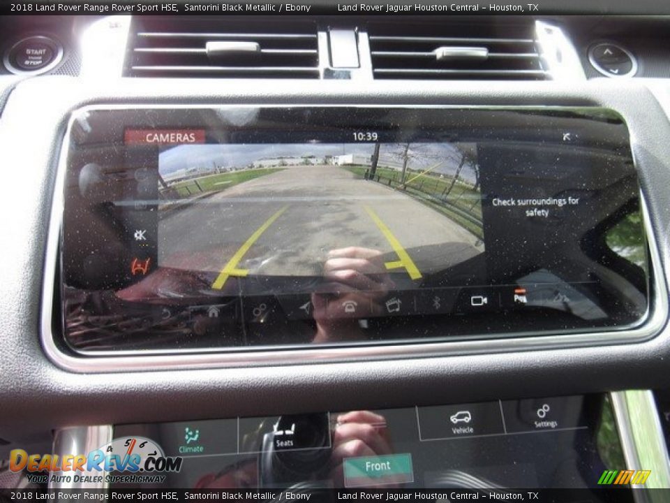 2018 Land Rover Range Rover Sport HSE Santorini Black Metallic / Ebony Photo #34