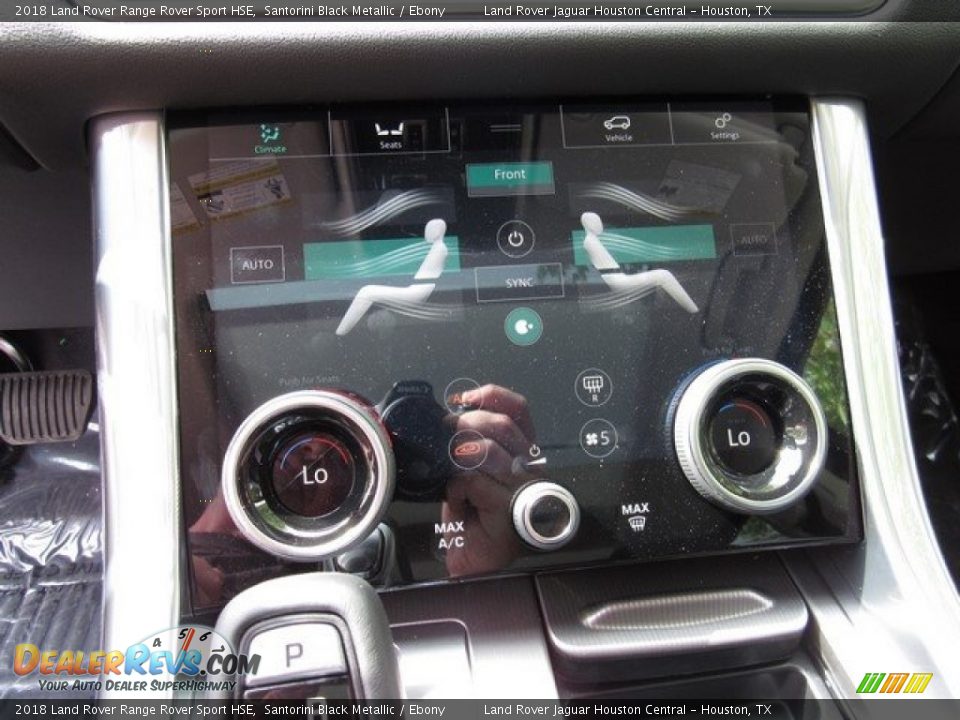 2018 Land Rover Range Rover Sport HSE Santorini Black Metallic / Ebony Photo #35
