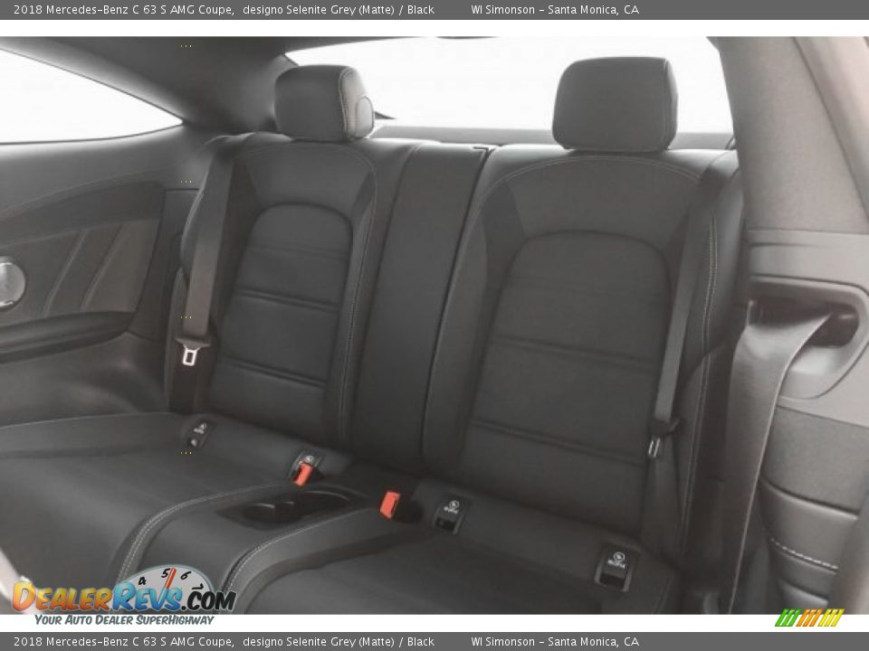 2018 Mercedes-Benz C 63 S AMG Coupe designo Selenite Grey (Matte) / Black Photo #17