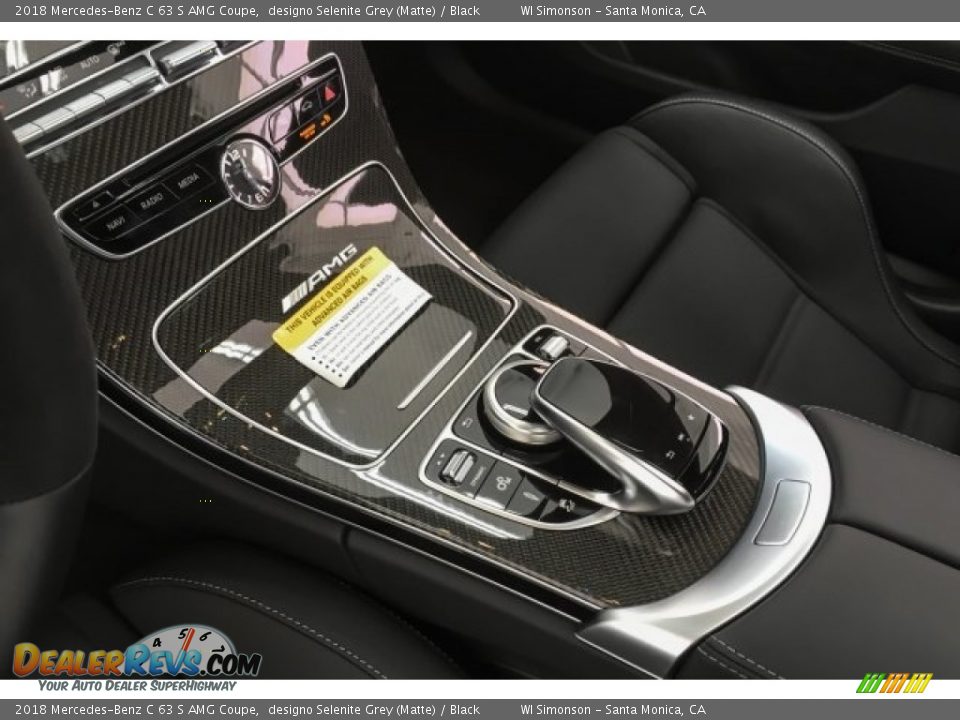 2018 Mercedes-Benz C 63 S AMG Coupe designo Selenite Grey (Matte) / Black Photo #21