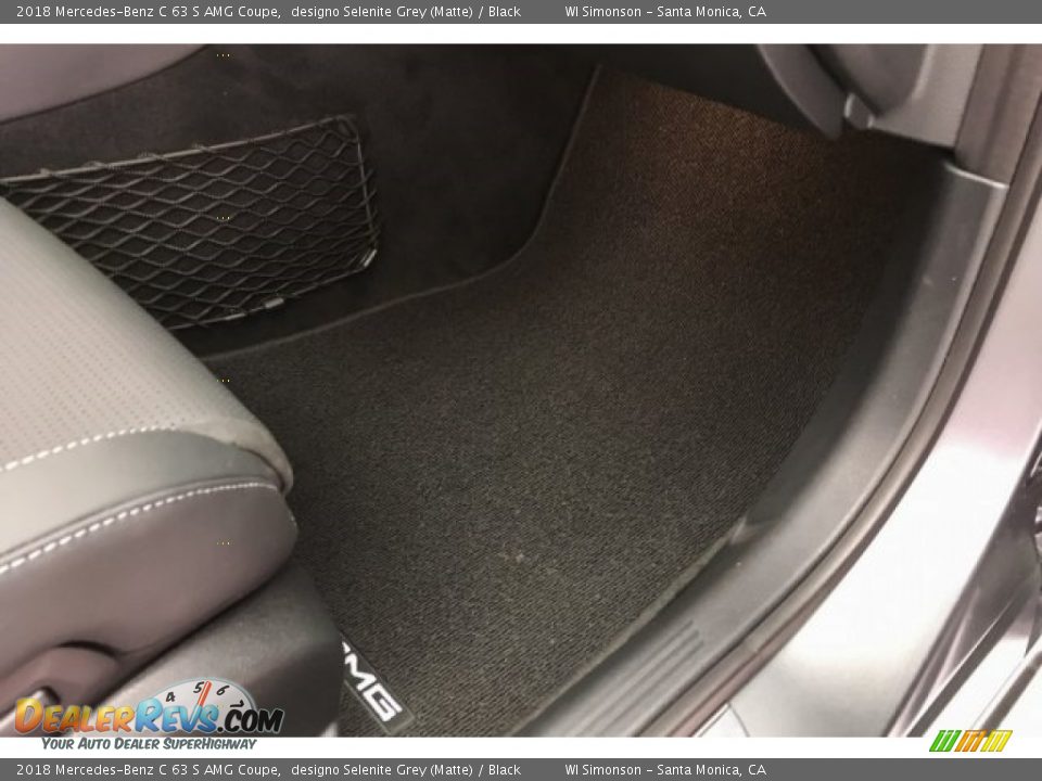 2018 Mercedes-Benz C 63 S AMG Coupe designo Selenite Grey (Matte) / Black Photo #29