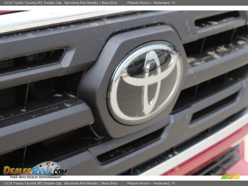 2018 Toyota Tacoma SR5 Double Cab Barcelona Red Metallic / Black/Red Photo #11