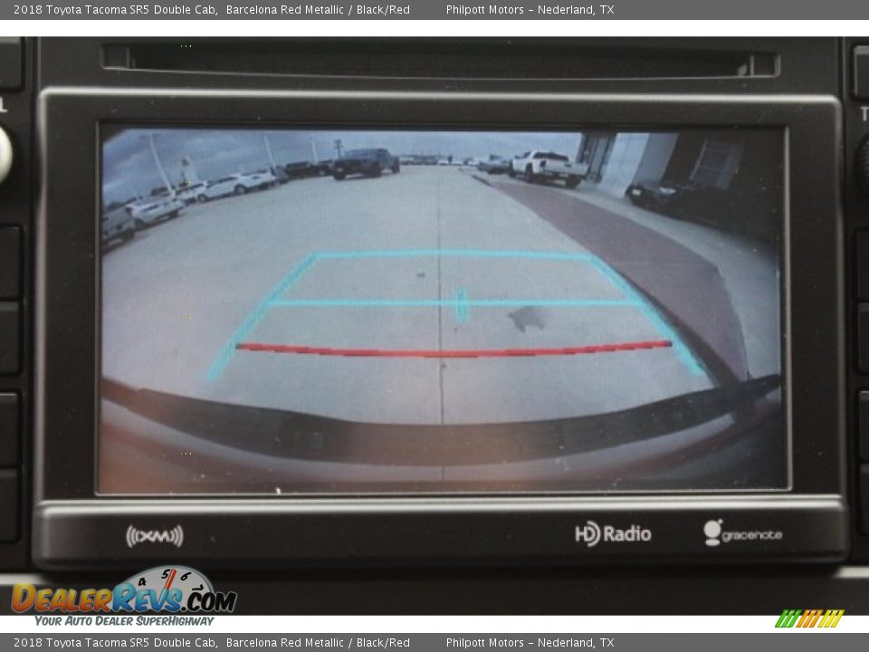 2018 Toyota Tacoma SR5 Double Cab Barcelona Red Metallic / Black/Red Photo #15