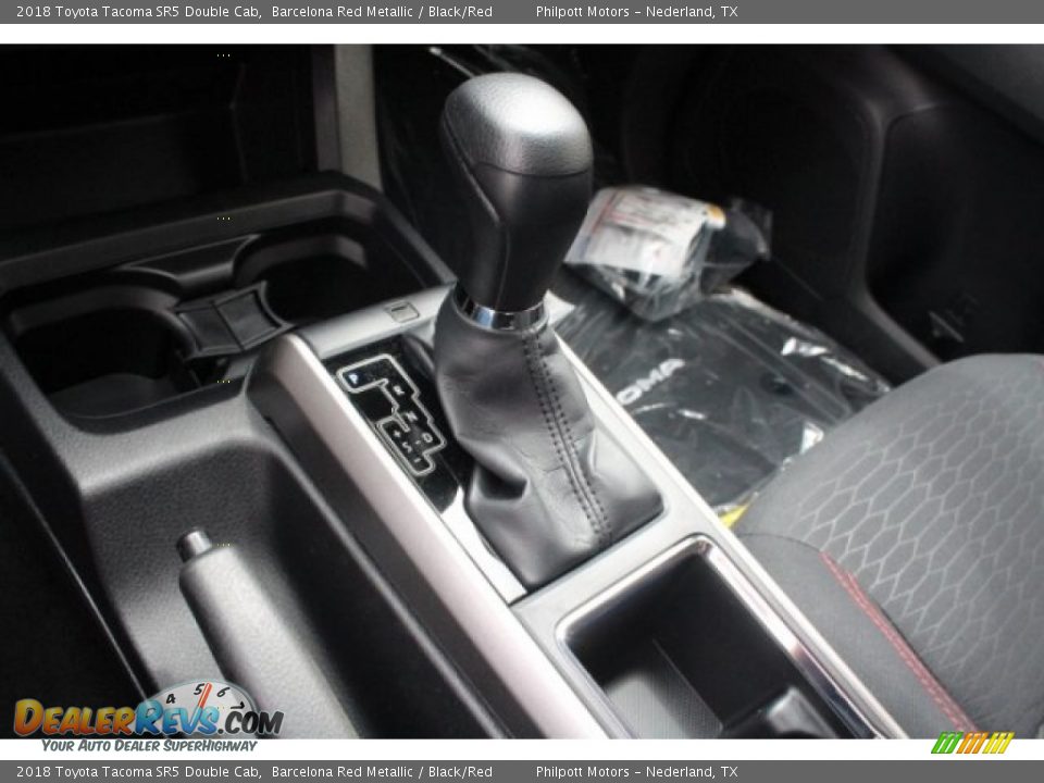 2018 Toyota Tacoma SR5 Double Cab Barcelona Red Metallic / Black/Red Photo #17