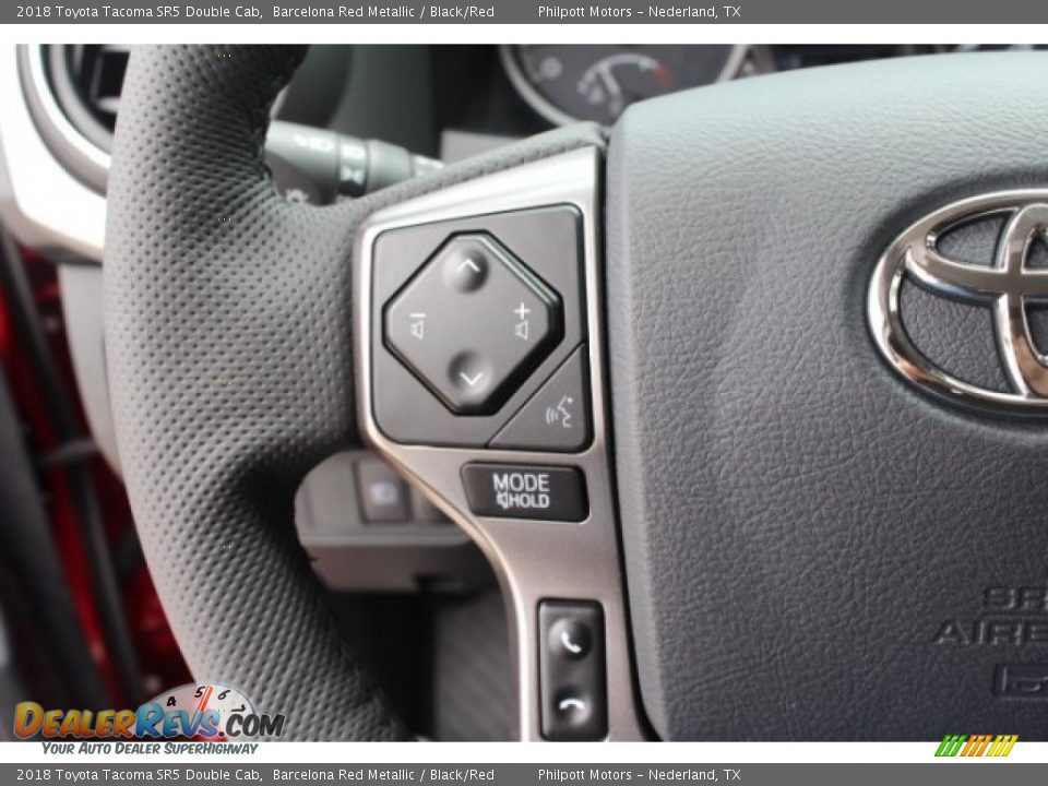 2018 Toyota Tacoma SR5 Double Cab Barcelona Red Metallic / Black/Red Photo #18