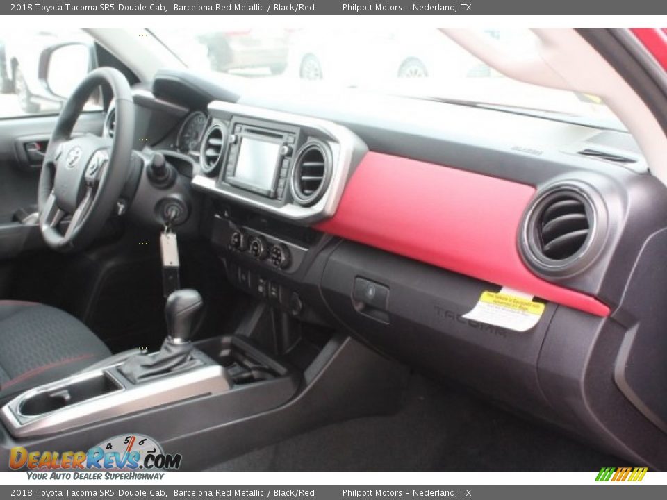 2018 Toyota Tacoma SR5 Double Cab Barcelona Red Metallic / Black/Red Photo #29