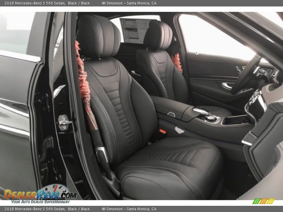 2018 Mercedes-Benz S 560 Sedan Black / Black Photo #2