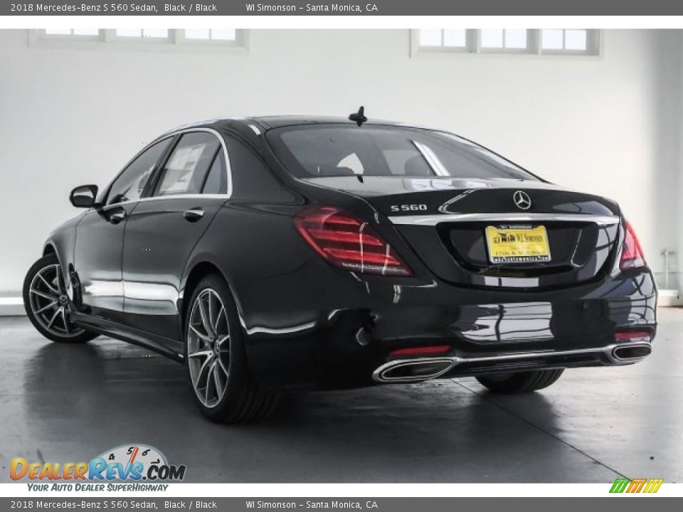 2018 Mercedes-Benz S 560 Sedan Black / Black Photo #3