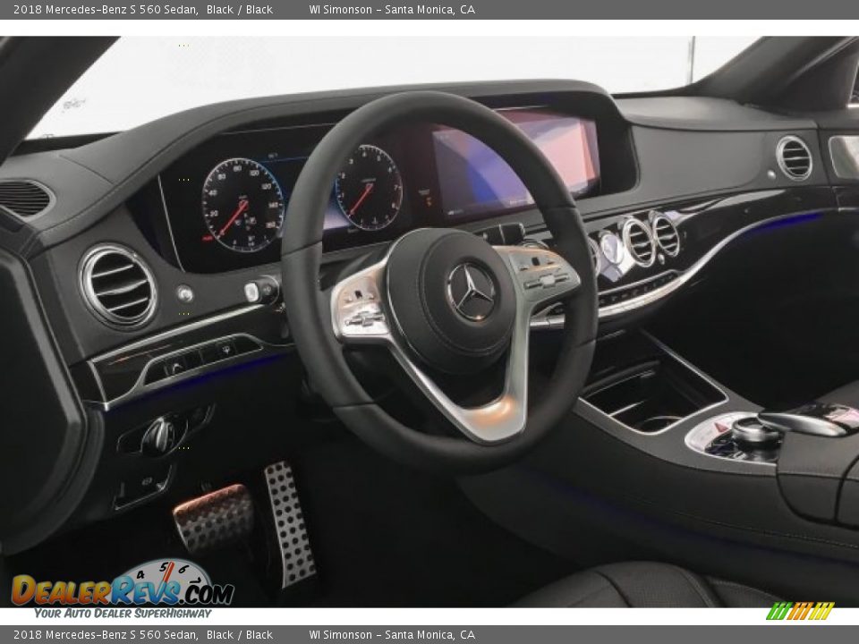 2018 Mercedes-Benz S 560 Sedan Black / Black Photo #5