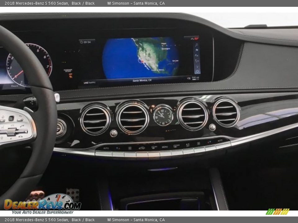 2018 Mercedes-Benz S 560 Sedan Black / Black Photo #6