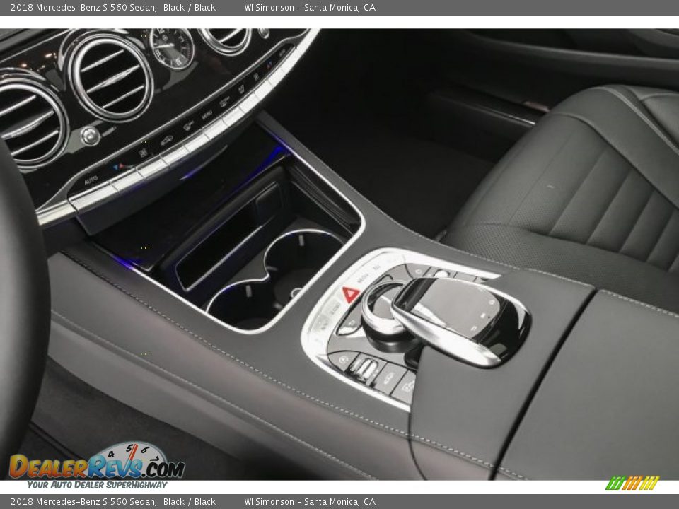 2018 Mercedes-Benz S 560 Sedan Black / Black Photo #7