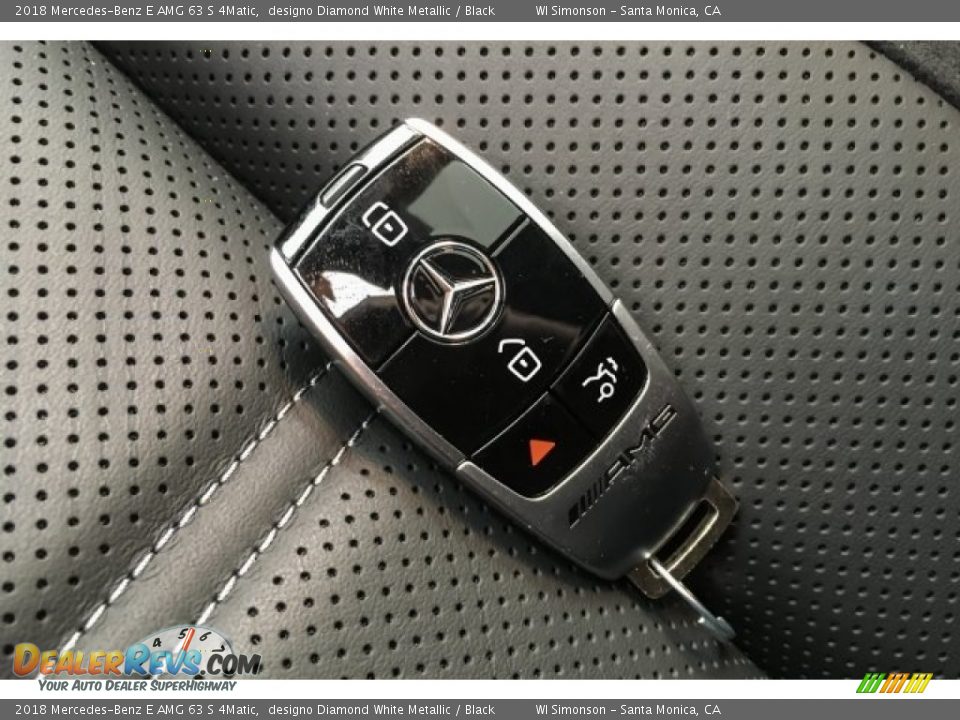2018 Mercedes-Benz E AMG 63 S 4Matic designo Diamond White Metallic / Black Photo #11