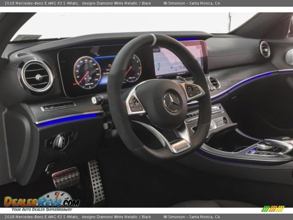 2018 Mercedes-Benz E AMG 63 S 4Matic designo Diamond White Metallic / Black Photo #20