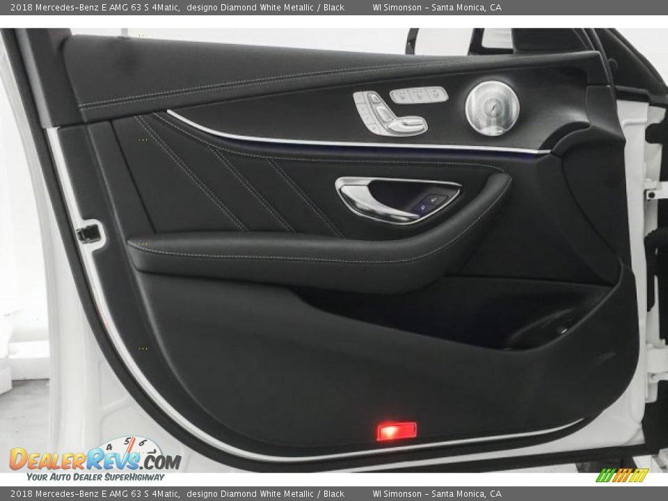 2018 Mercedes-Benz E AMG 63 S 4Matic designo Diamond White Metallic / Black Photo #24