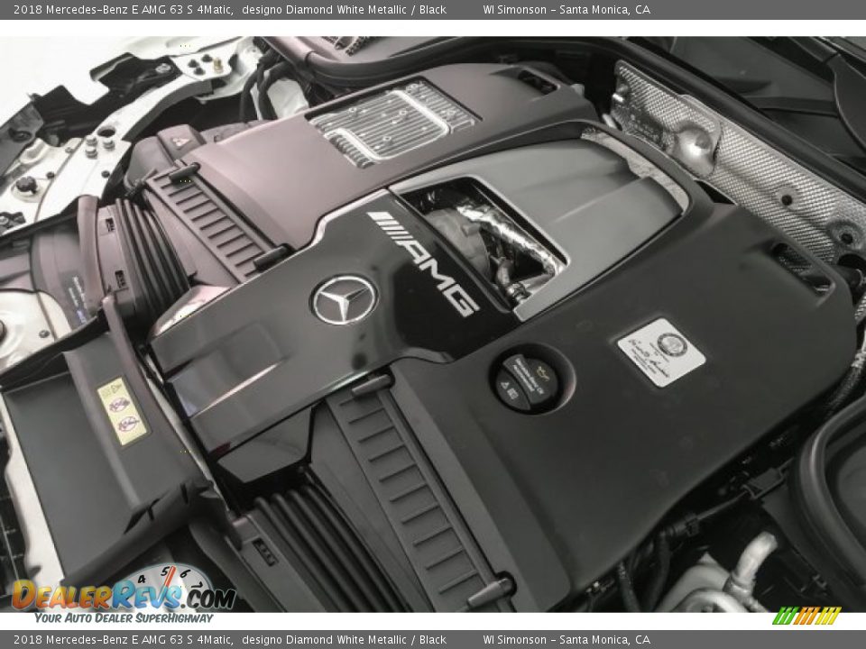 2018 Mercedes-Benz E AMG 63 S 4Matic designo Diamond White Metallic / Black Photo #31