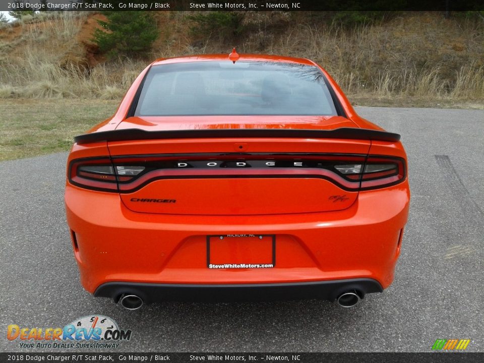 2018 Dodge Charger R/T Scat Pack Go Mango / Black Photo #7
