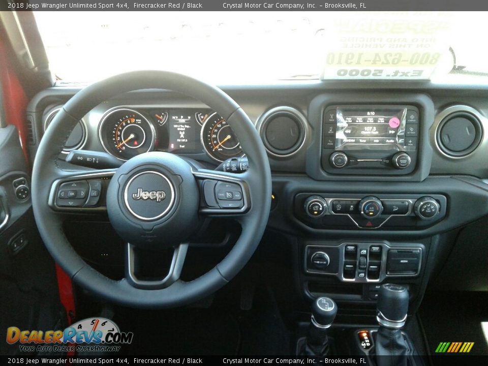 2018 Jeep Wrangler Unlimited Sport 4x4 Firecracker Red / Black Photo #13