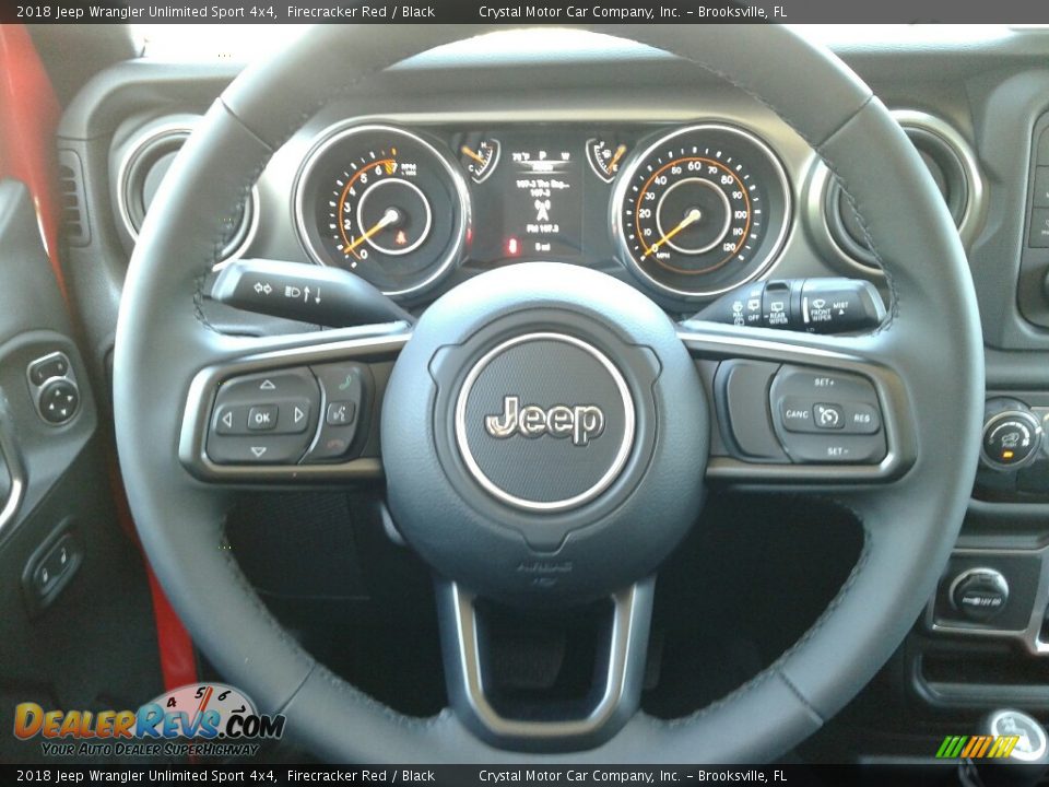 2018 Jeep Wrangler Unlimited Sport 4x4 Firecracker Red / Black Photo #14