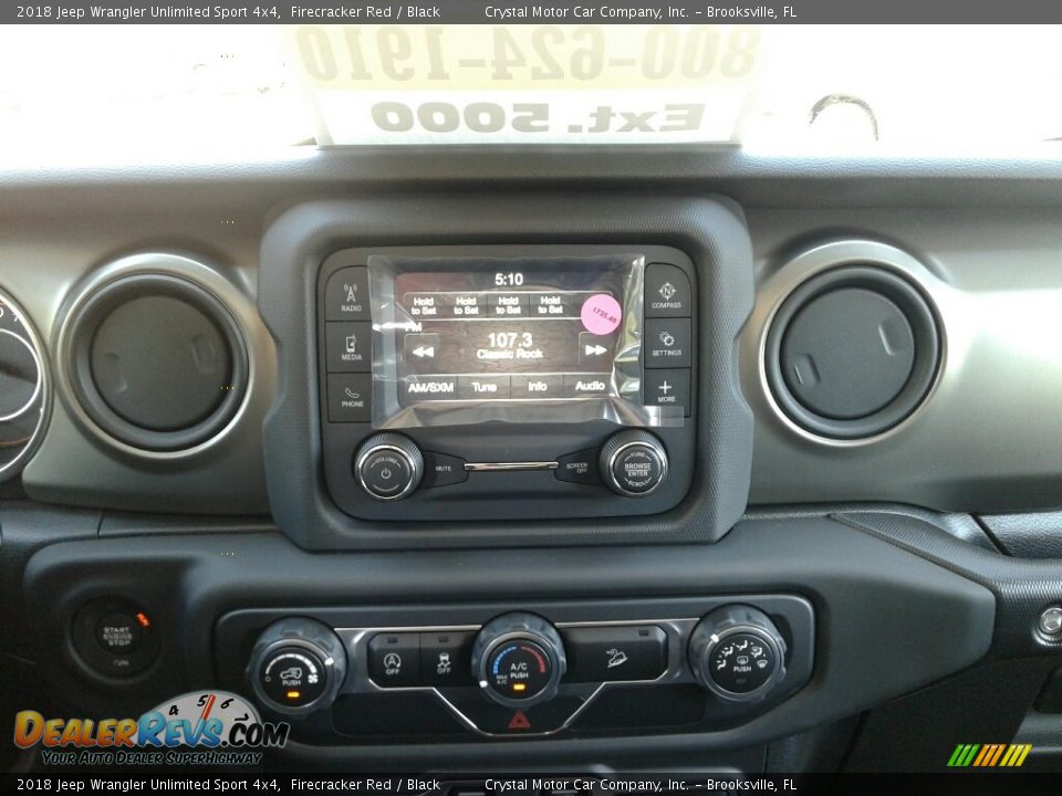 2018 Jeep Wrangler Unlimited Sport 4x4 Firecracker Red / Black Photo #15