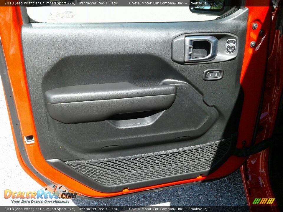 2018 Jeep Wrangler Unlimited Sport 4x4 Firecracker Red / Black Photo #17