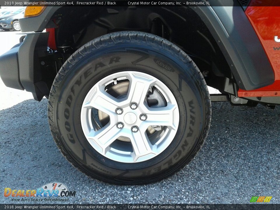 2018 Jeep Wrangler Unlimited Sport 4x4 Firecracker Red / Black Photo #20