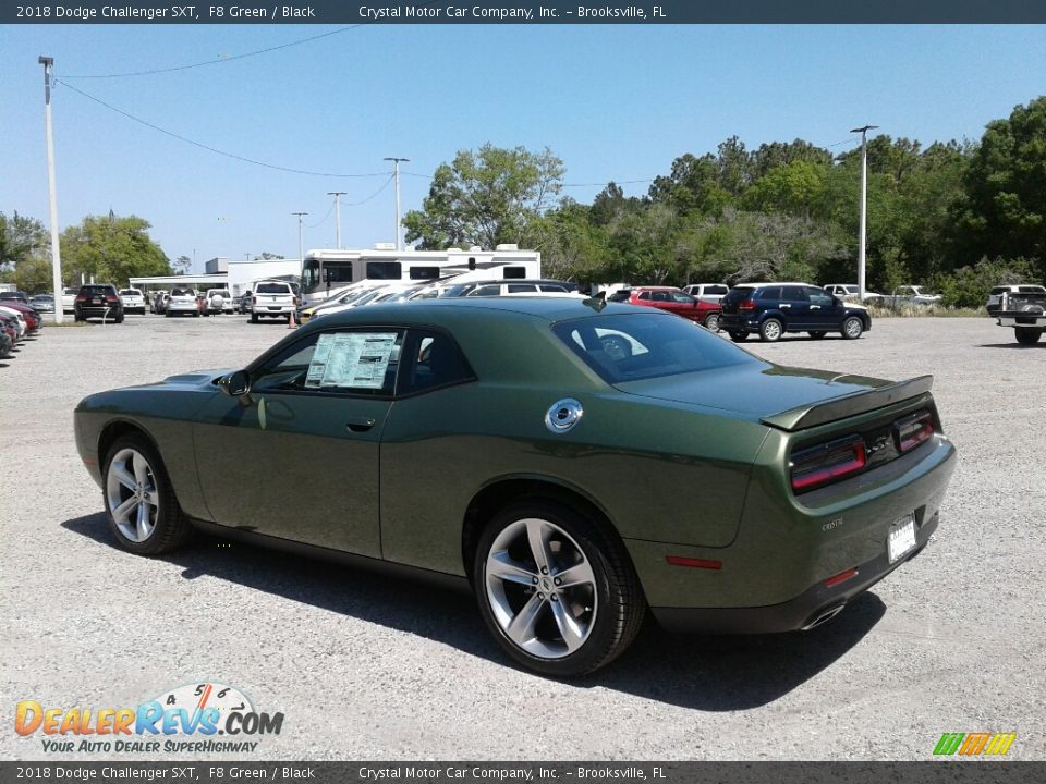 2018 Dodge Challenger SXT F8 Green / Black Photo #3