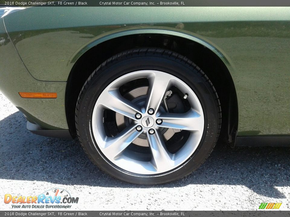 2018 Dodge Challenger SXT F8 Green / Black Photo #20