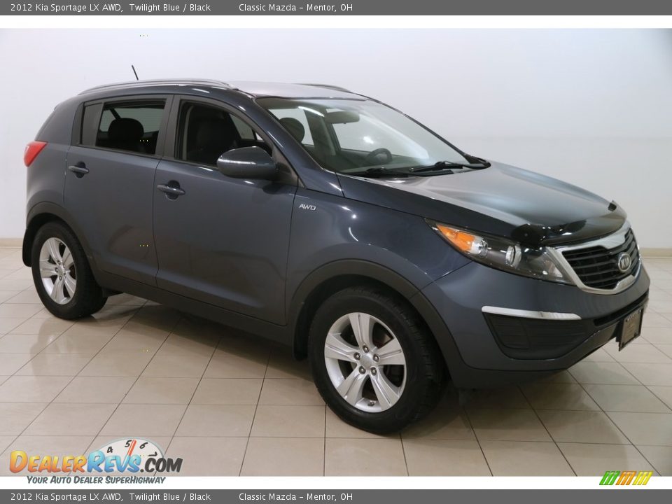 2012 Kia Sportage LX AWD Twilight Blue / Black Photo #1