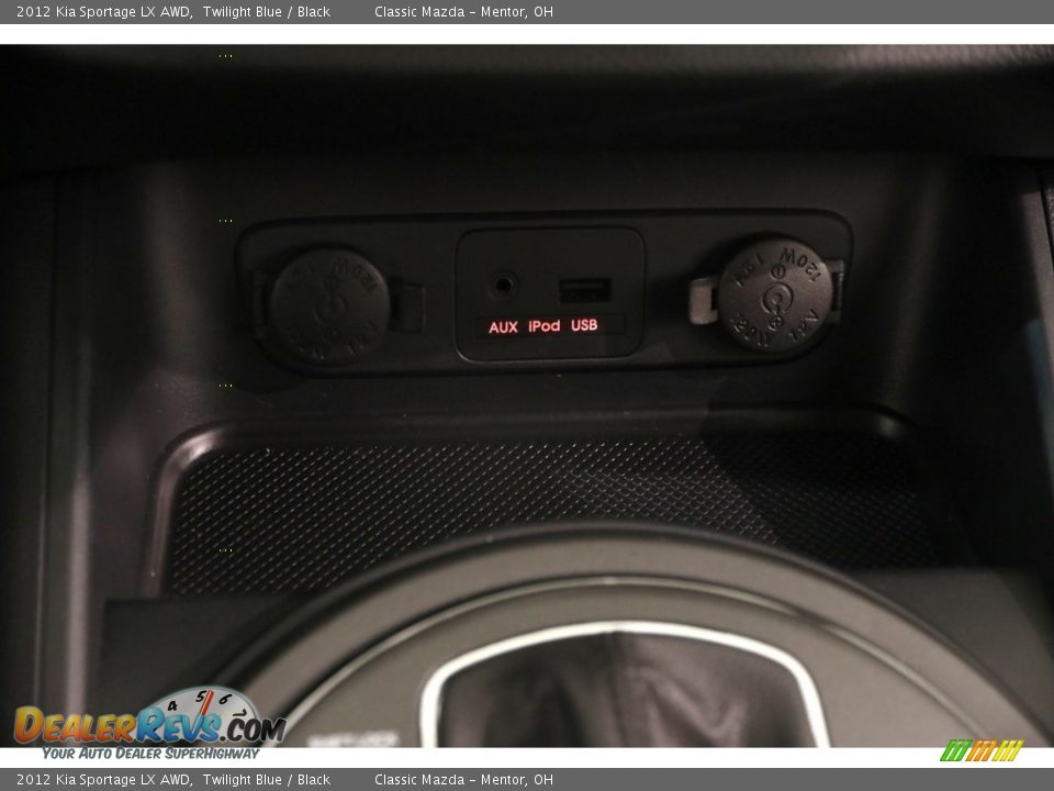 2012 Kia Sportage LX AWD Twilight Blue / Black Photo #10