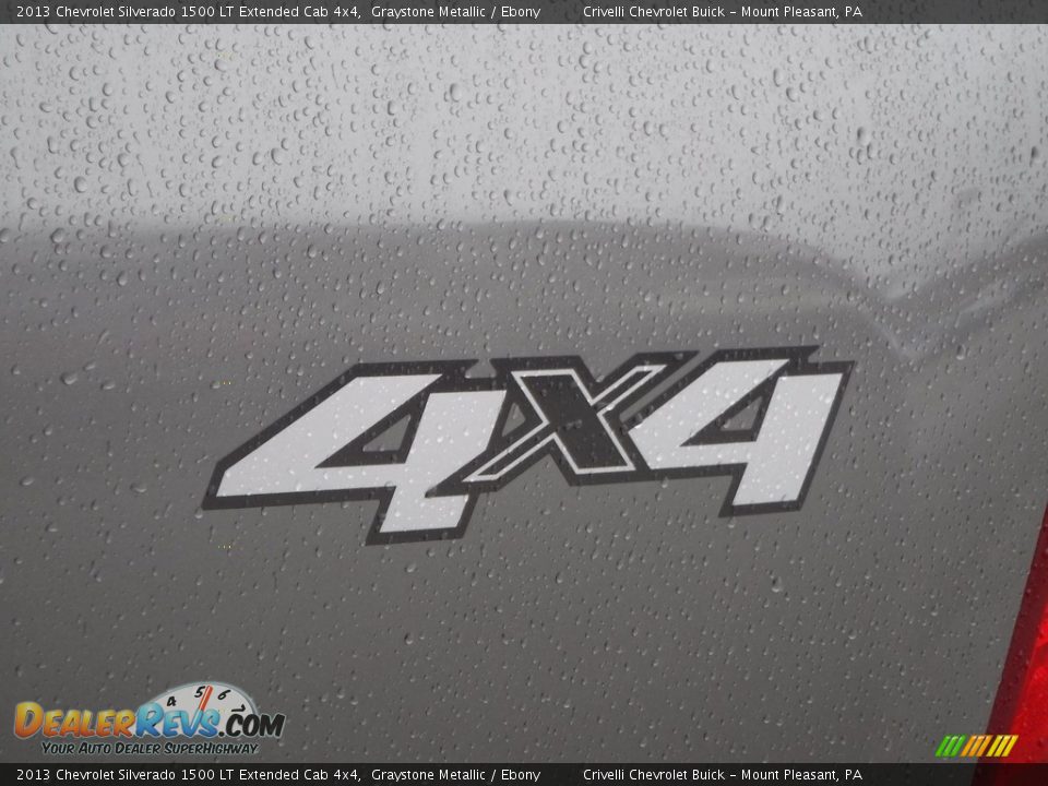 2013 Chevrolet Silverado 1500 LT Extended Cab 4x4 Graystone Metallic / Ebony Photo #7