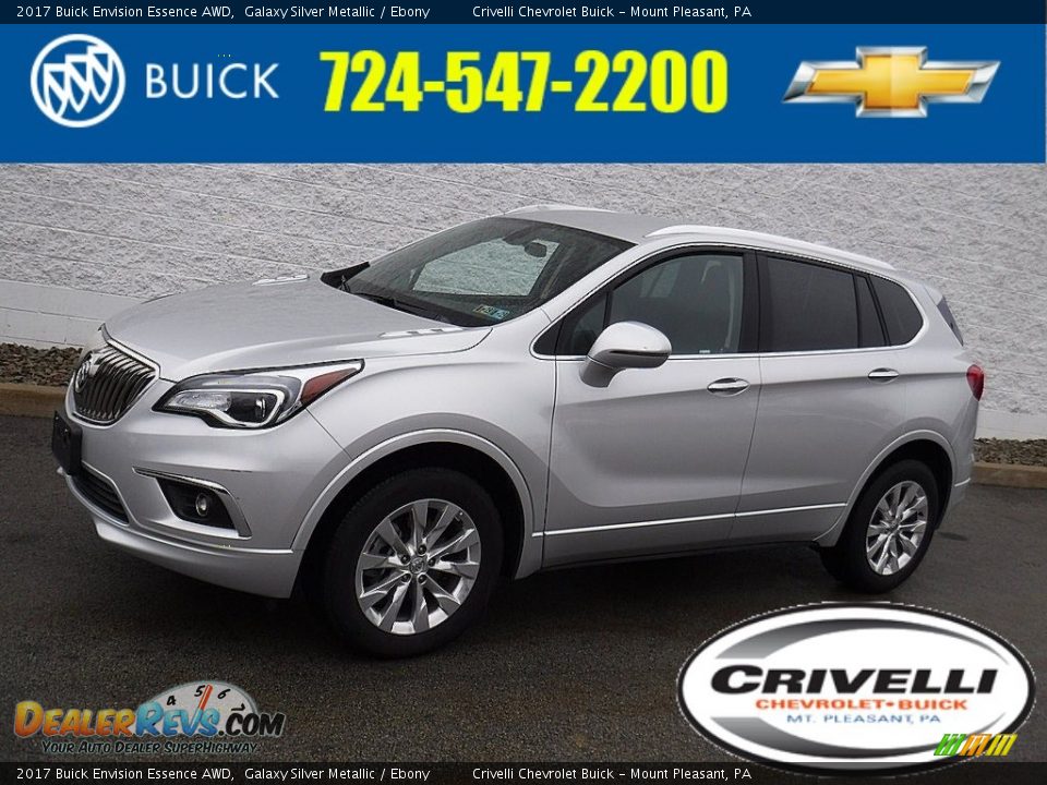 2017 Buick Envision Essence AWD Galaxy Silver Metallic / Ebony Photo #1