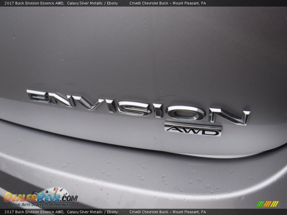2017 Buick Envision Essence AWD Galaxy Silver Metallic / Ebony Photo #8