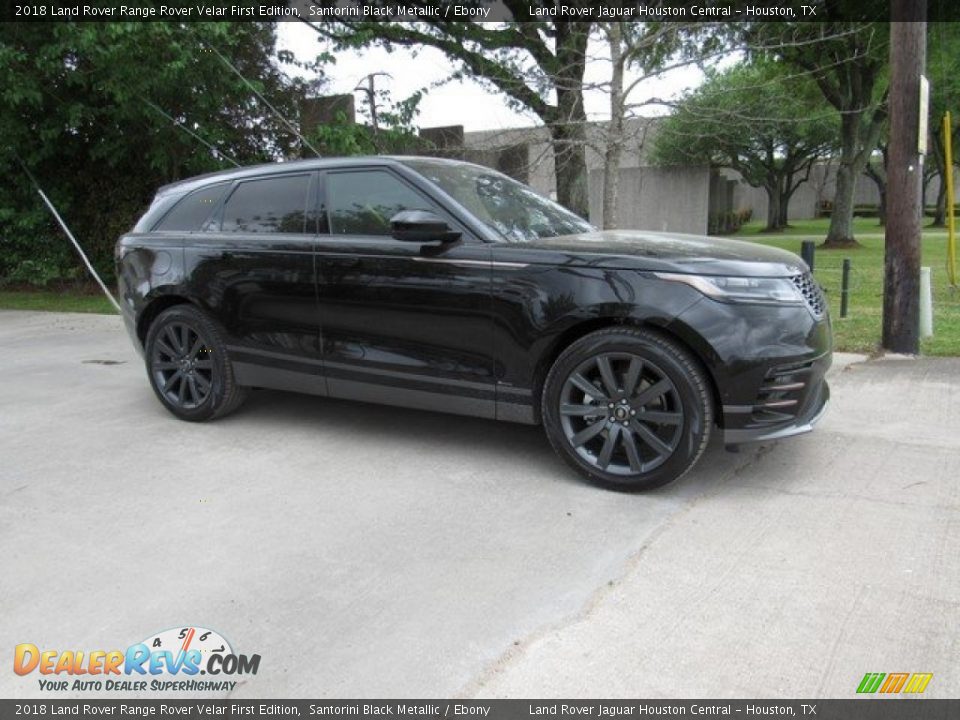 2018 Land Rover Range Rover Velar First Edition Santorini Black Metallic / Ebony Photo #1