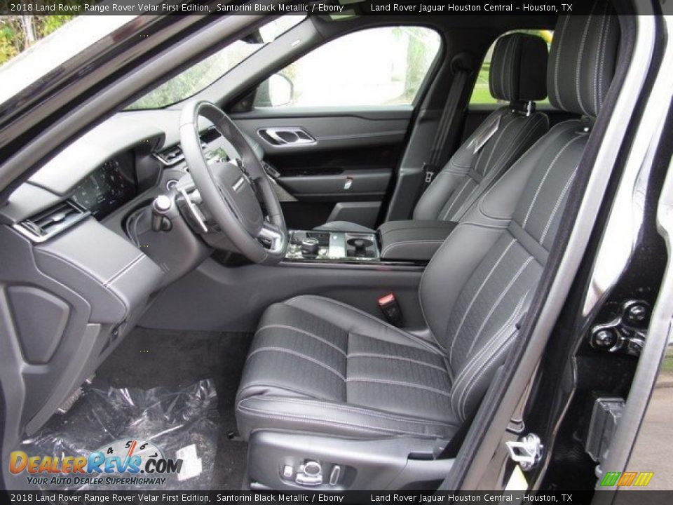 2018 Land Rover Range Rover Velar First Edition Santorini Black Metallic / Ebony Photo #3