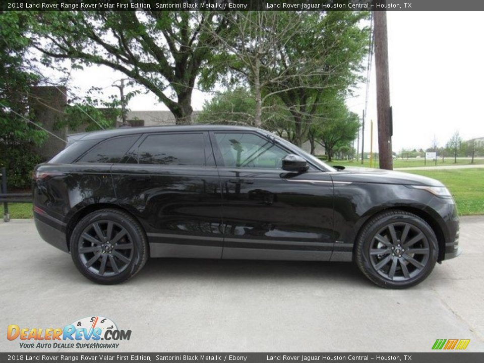 2018 Land Rover Range Rover Velar First Edition Santorini Black Metallic / Ebony Photo #6