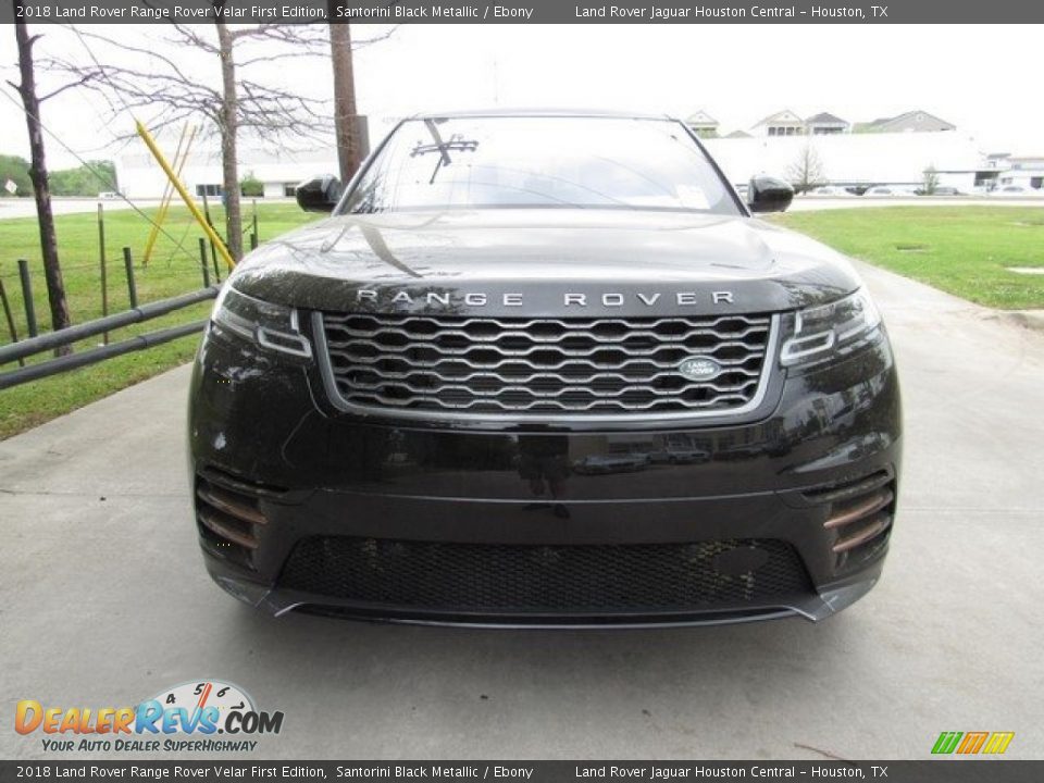 2018 Land Rover Range Rover Velar First Edition Santorini Black Metallic / Ebony Photo #9