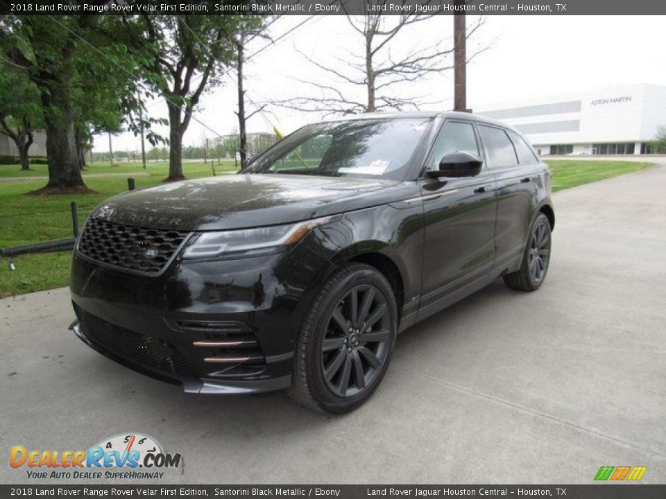2018 Land Rover Range Rover Velar First Edition Santorini Black Metallic / Ebony Photo #10