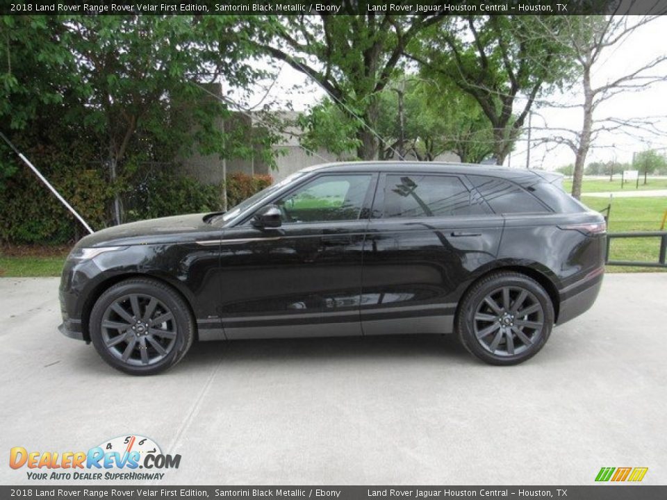 2018 Land Rover Range Rover Velar First Edition Santorini Black Metallic / Ebony Photo #11