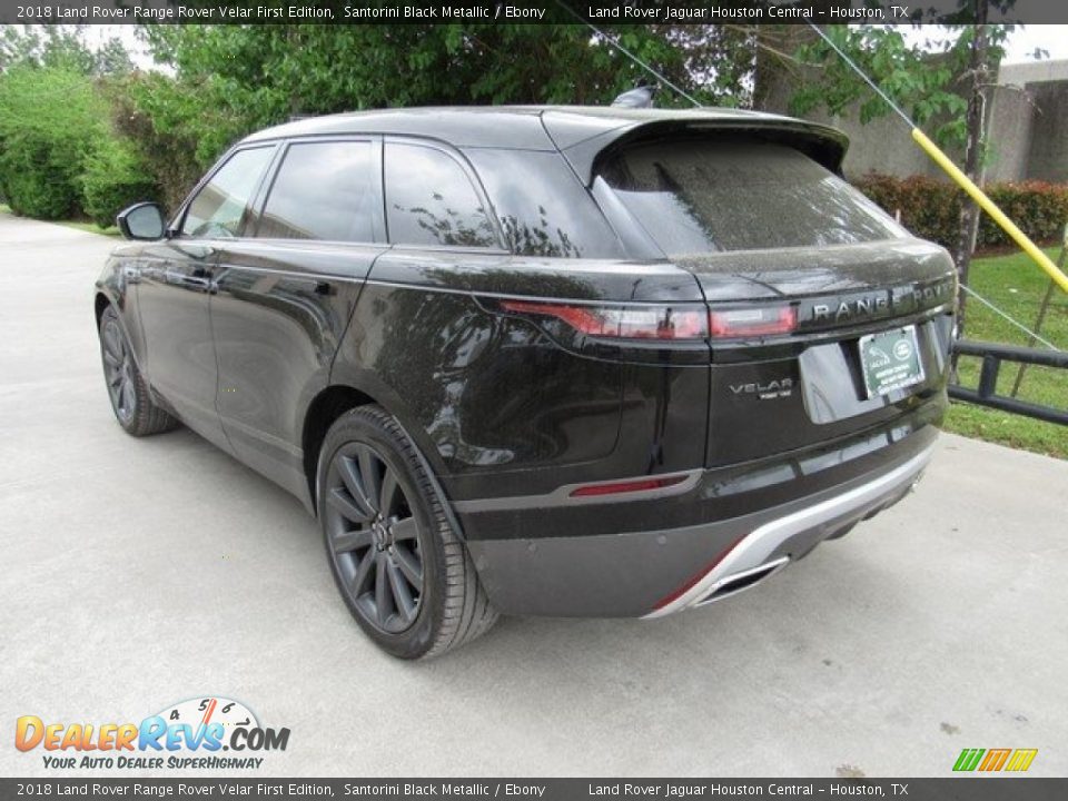 2018 Land Rover Range Rover Velar First Edition Santorini Black Metallic / Ebony Photo #12