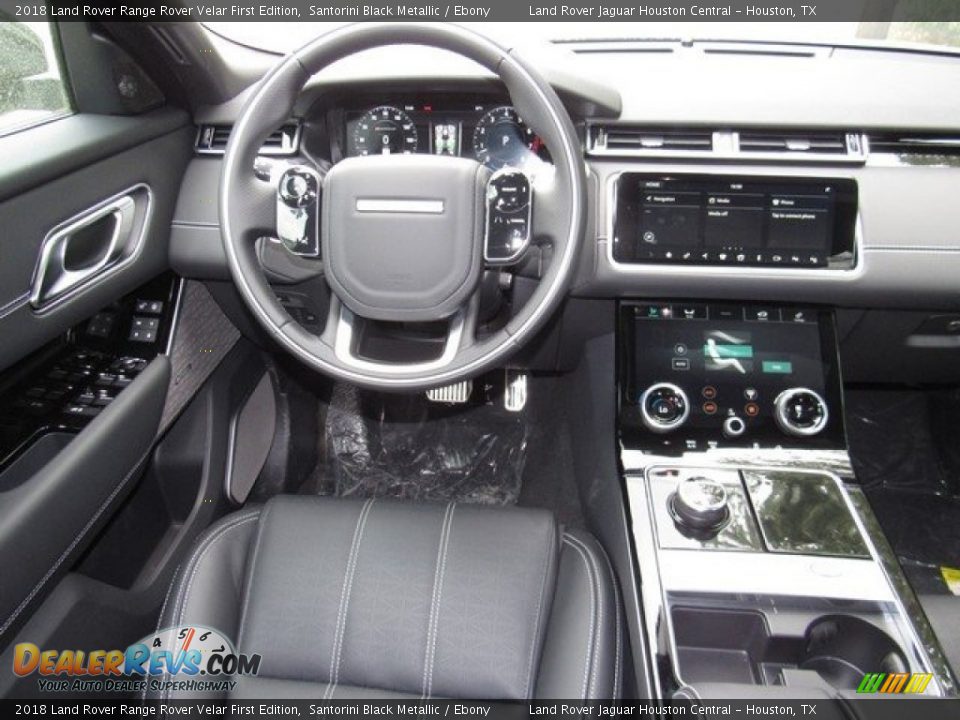 2018 Land Rover Range Rover Velar First Edition Santorini Black Metallic / Ebony Photo #14