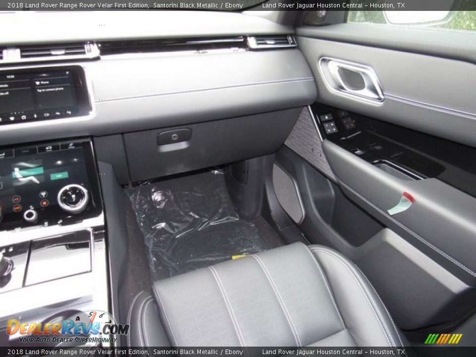 2018 Land Rover Range Rover Velar First Edition Santorini Black Metallic / Ebony Photo #15