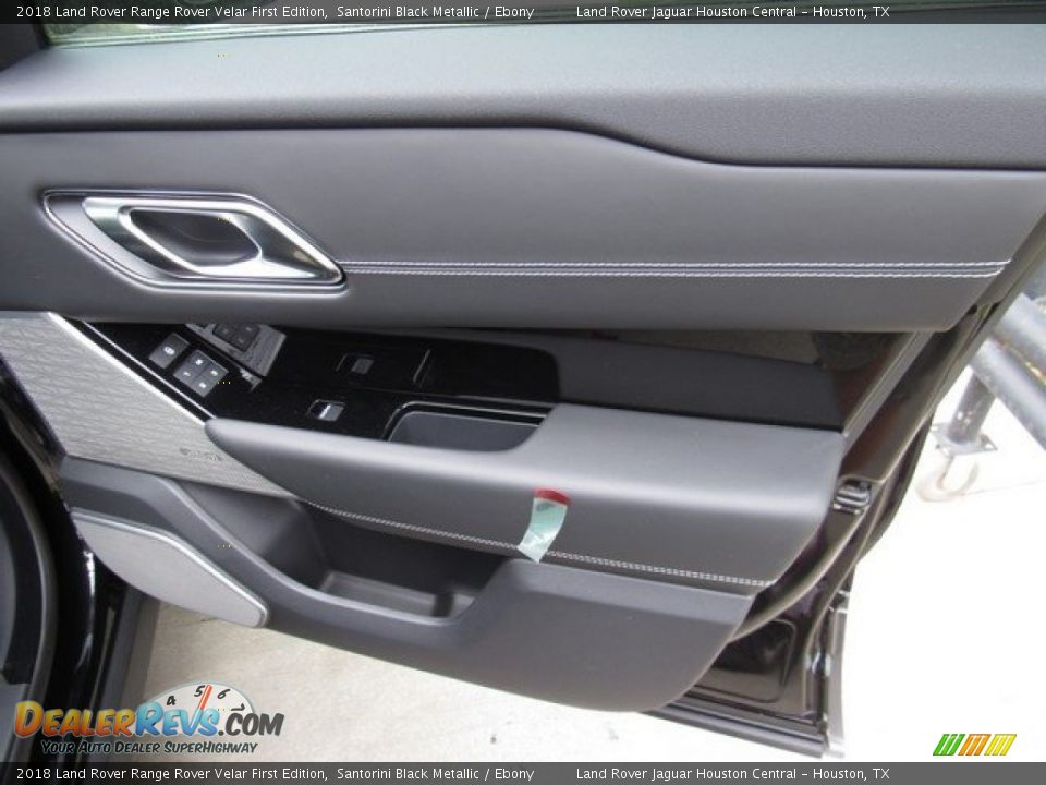 2018 Land Rover Range Rover Velar First Edition Santorini Black Metallic / Ebony Photo #21