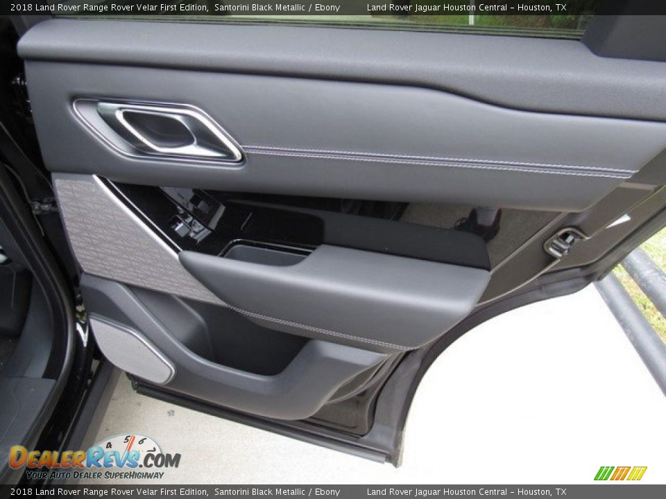 2018 Land Rover Range Rover Velar First Edition Santorini Black Metallic / Ebony Photo #22
