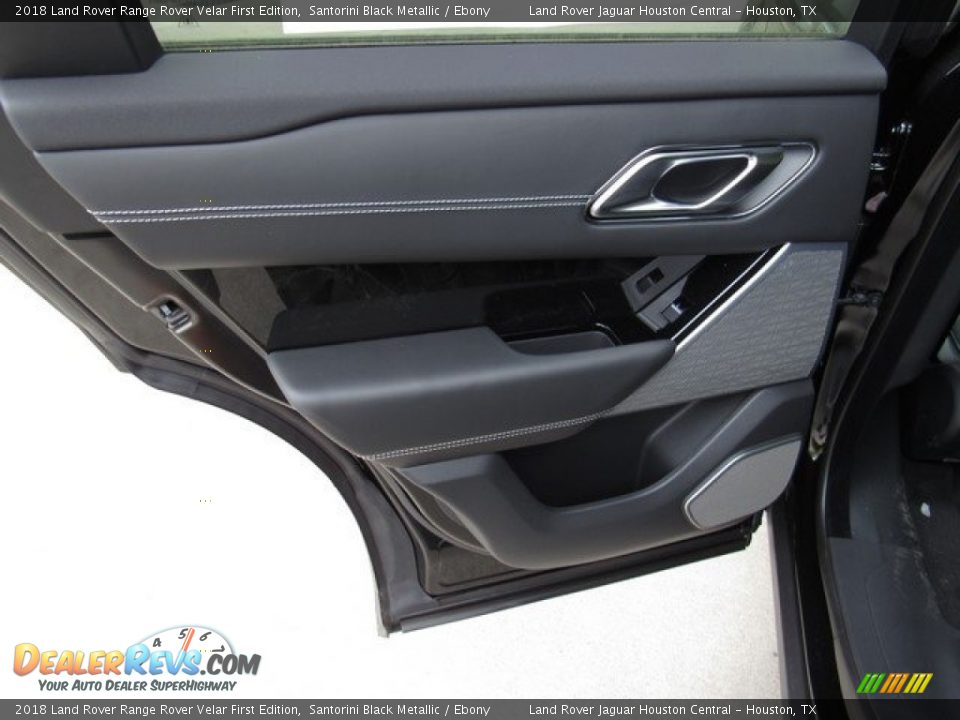 2018 Land Rover Range Rover Velar First Edition Santorini Black Metallic / Ebony Photo #23