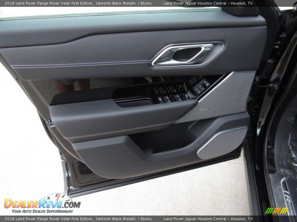 2018 Land Rover Range Rover Velar First Edition Santorini Black Metallic / Ebony Photo #24