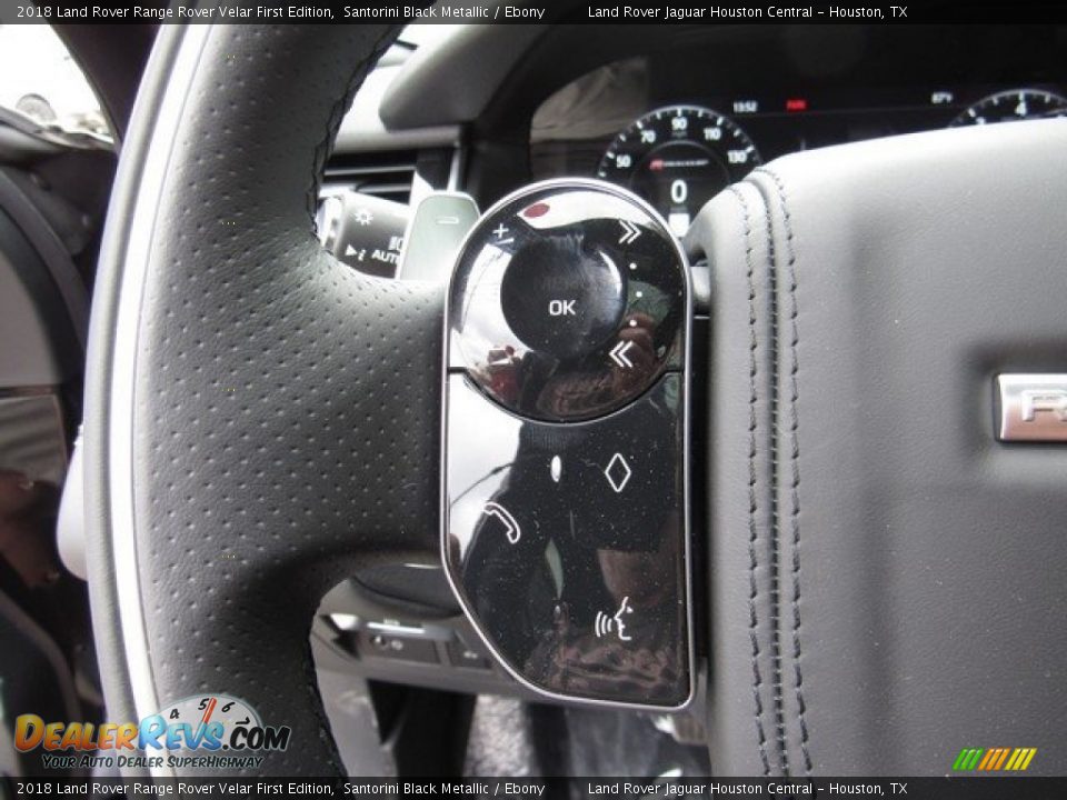 2018 Land Rover Range Rover Velar First Edition Santorini Black Metallic / Ebony Photo #28