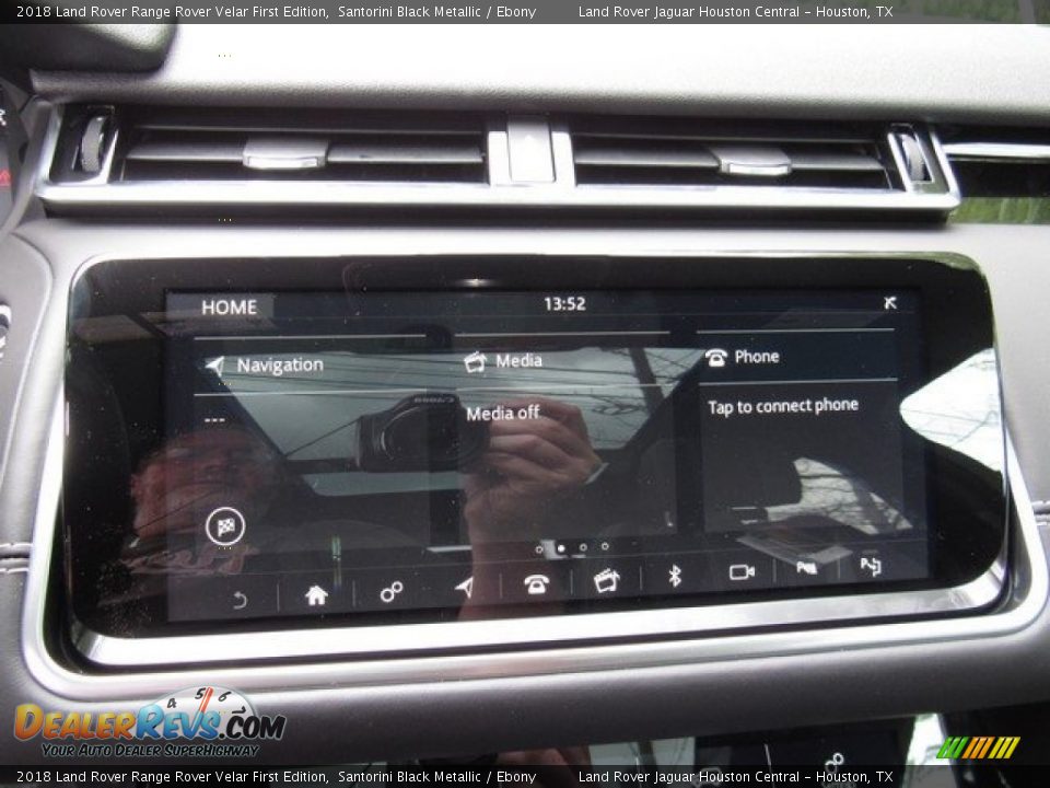 2018 Land Rover Range Rover Velar First Edition Santorini Black Metallic / Ebony Photo #31