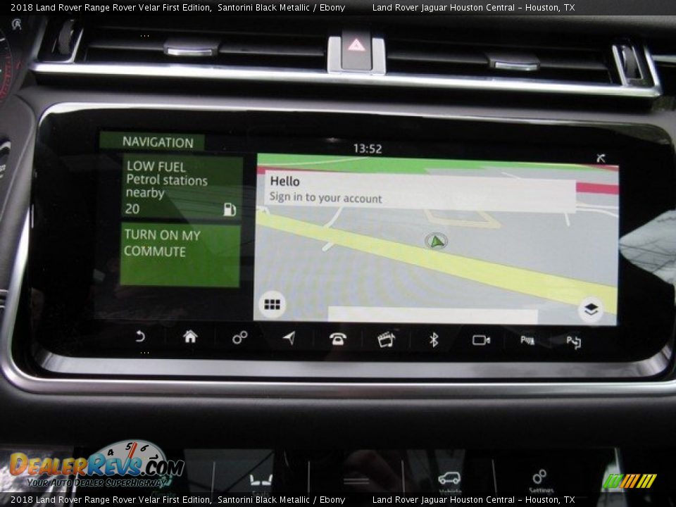 2018 Land Rover Range Rover Velar First Edition Santorini Black Metallic / Ebony Photo #32