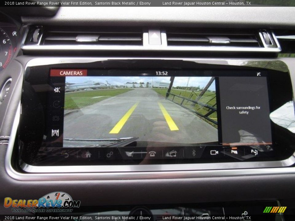 2018 Land Rover Range Rover Velar First Edition Santorini Black Metallic / Ebony Photo #34